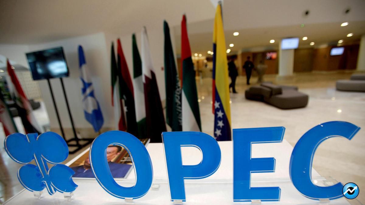 FILE-PHOTO-The-OPEC-logo-pictured-ahead-of-an-informal-meeting-between-members-in-Algiers