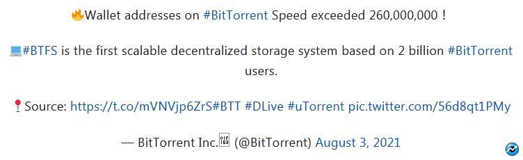 BitTorrent 300x92 - ثبت رکورد 260 میلیون آدرس کیف پول در BitTorrent Speed